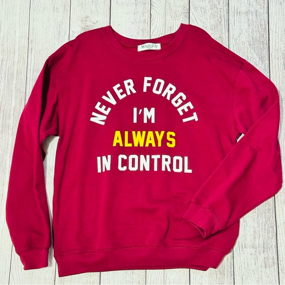 Junior Statement Sweatshirt Lot/More Love, What’s Mood Today, Distracted by Dogs - Picture 12 of 16